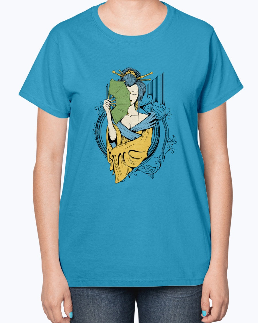 Gildan 2000L Ultra Cotton Ladies T-Shirt 14 colors Light      Geish, design-766
