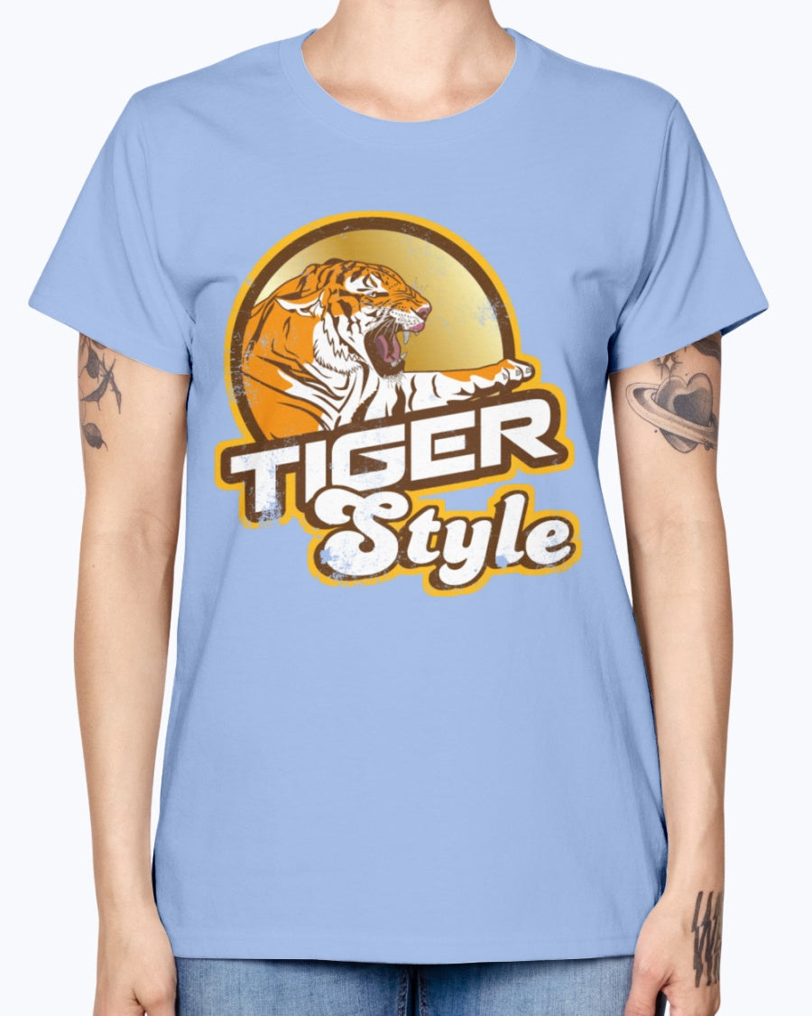 Gildan Ladies Missy T-Shirt 16 colors.   Tiger Style