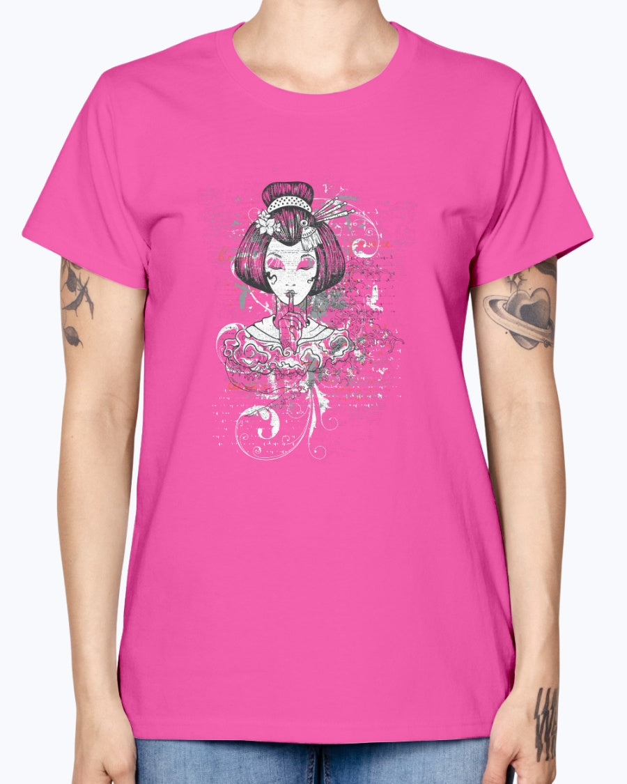 Gildan Ladies Missy T-Shirt.  Designious tshirt