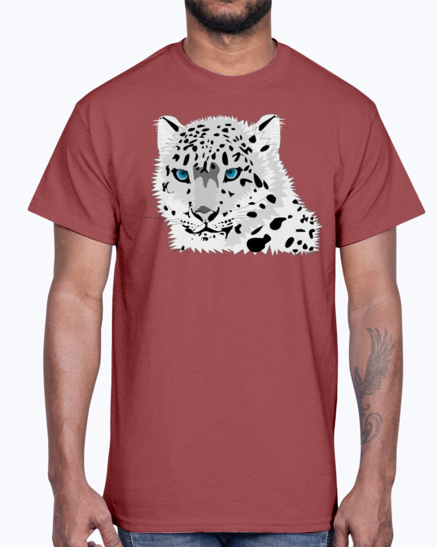 G2000 Unisex Ultra Cotton T-Shirt 12 Colors         Animal snow leopard