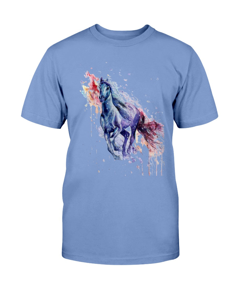 Men's Gildan Ultra Cotton T-Shirt . Colorful horse