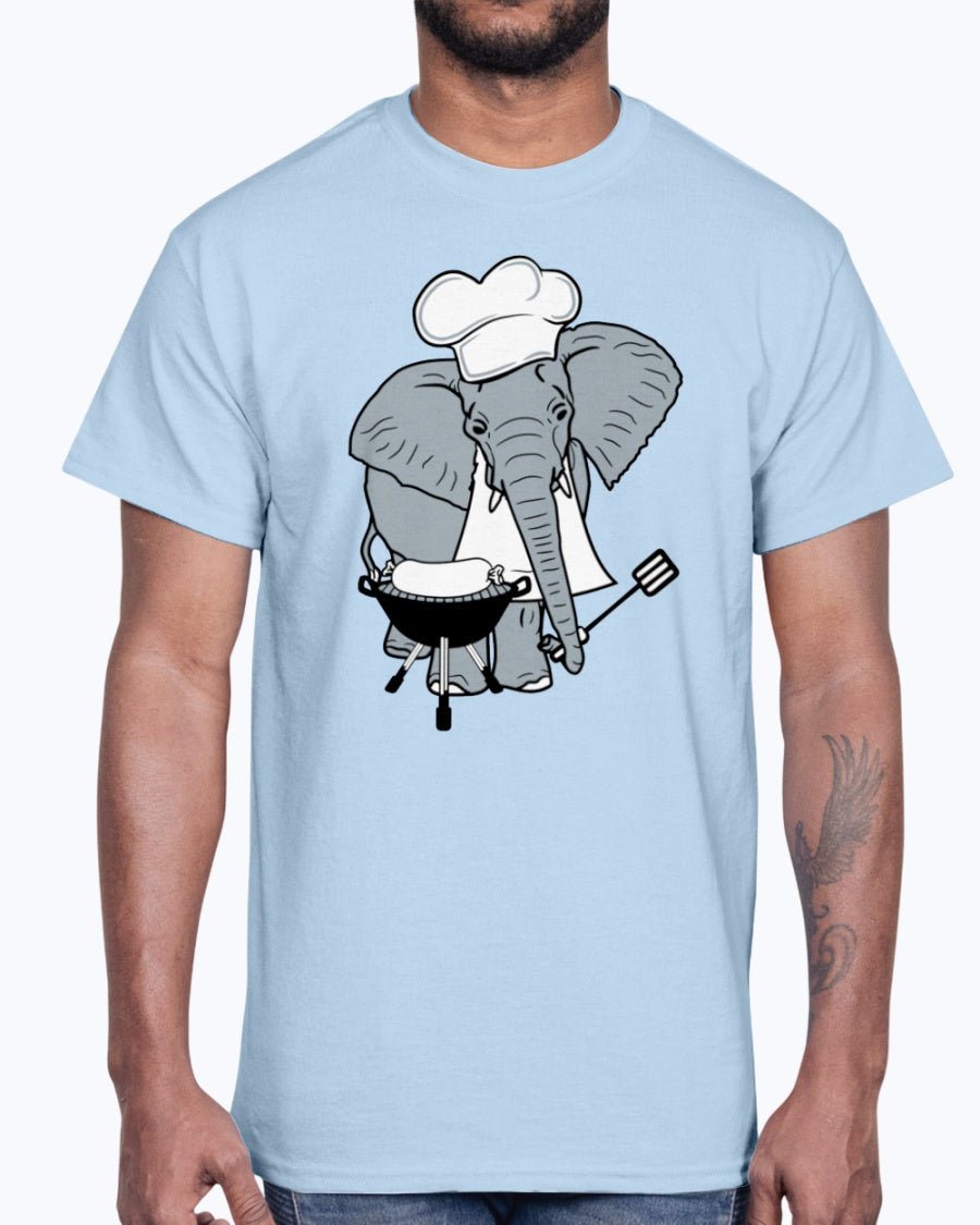 G2000 Unisex Ultra Cotton T-Shirt 12 Colors.   Cook,  elephant