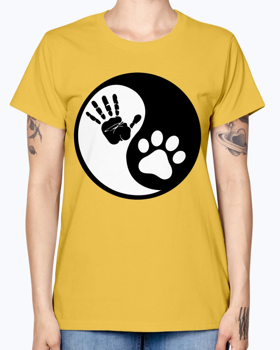 Gildan Ladies Missy T-Shirt   Yin Yang