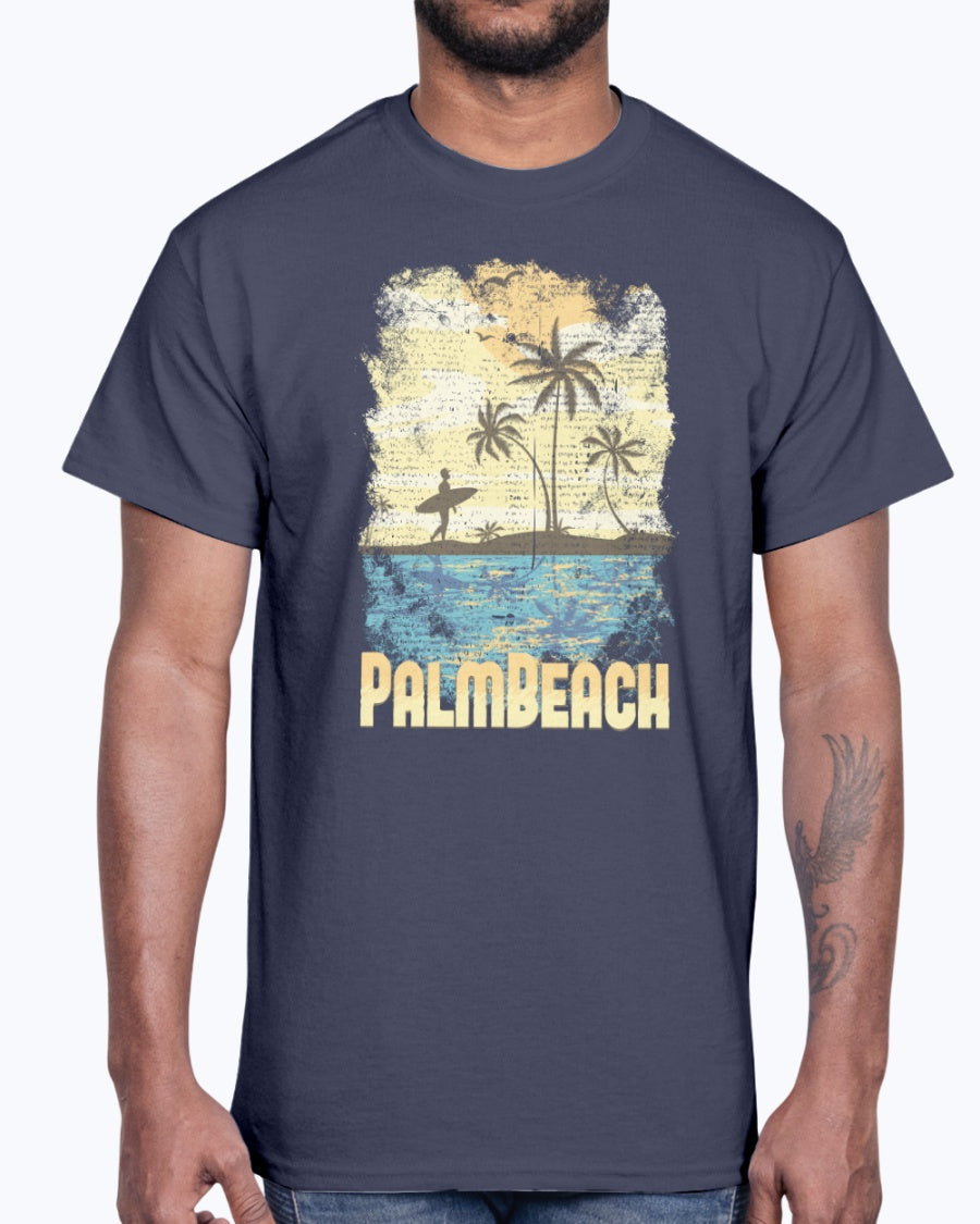 G2000 Unisex Ultra Cotton T-Shirt  Palmbeach  (design-355 )