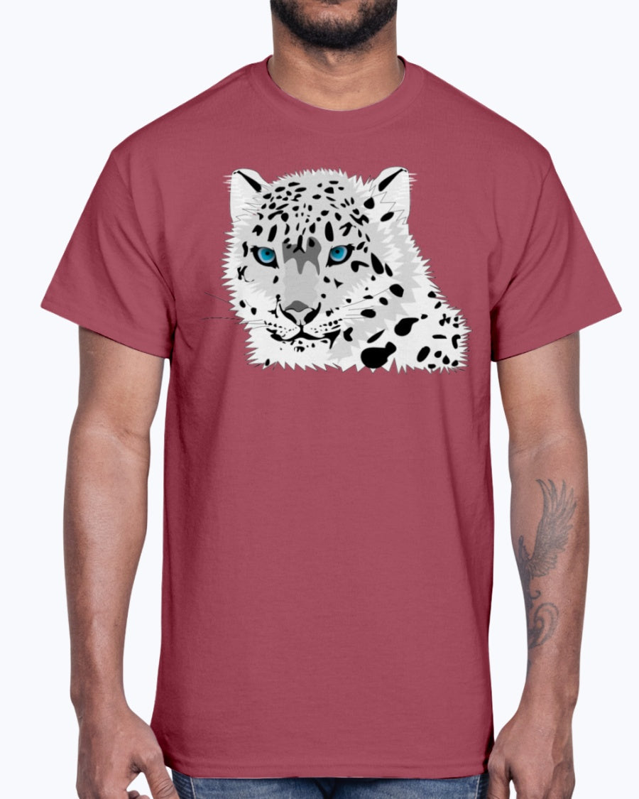 G2000 Unisex Ultra Cotton T-Shirt 12 Colors         Animal snow leopard