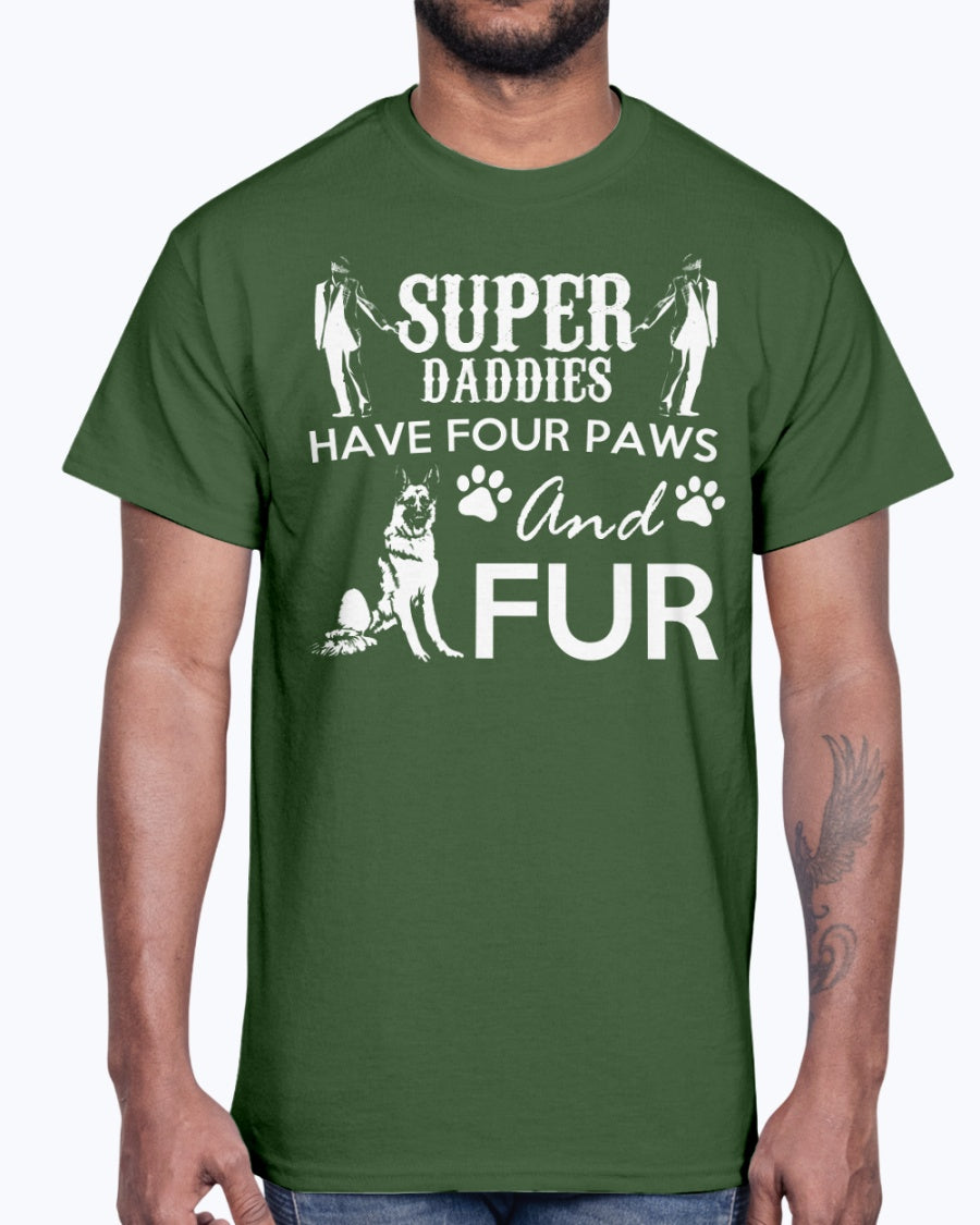 Men's Gildan Ultra Cotton T-Shirt   Super Daddies