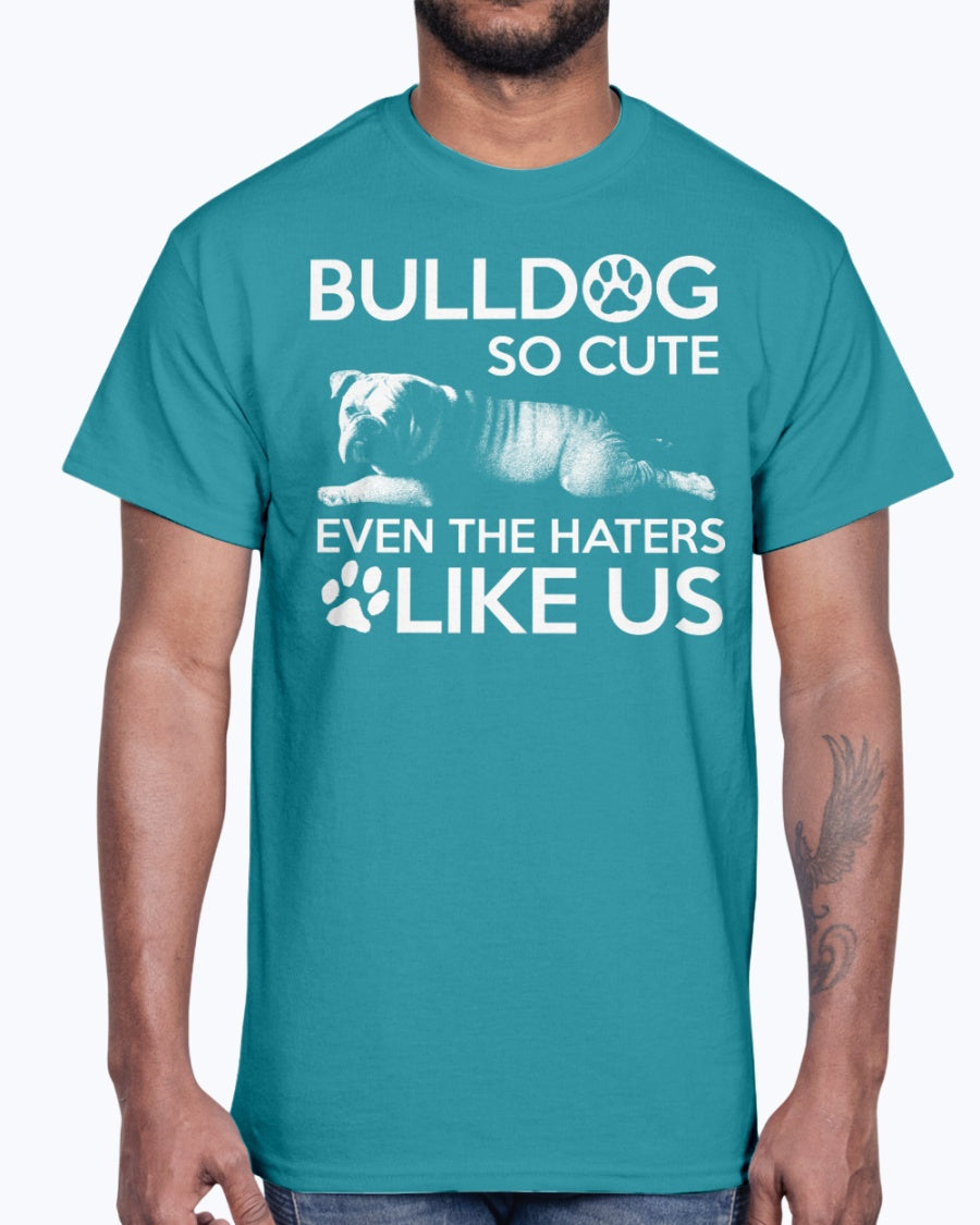 Men's Gildan Ultra Cotton T-Shirt   Bulldog so cute