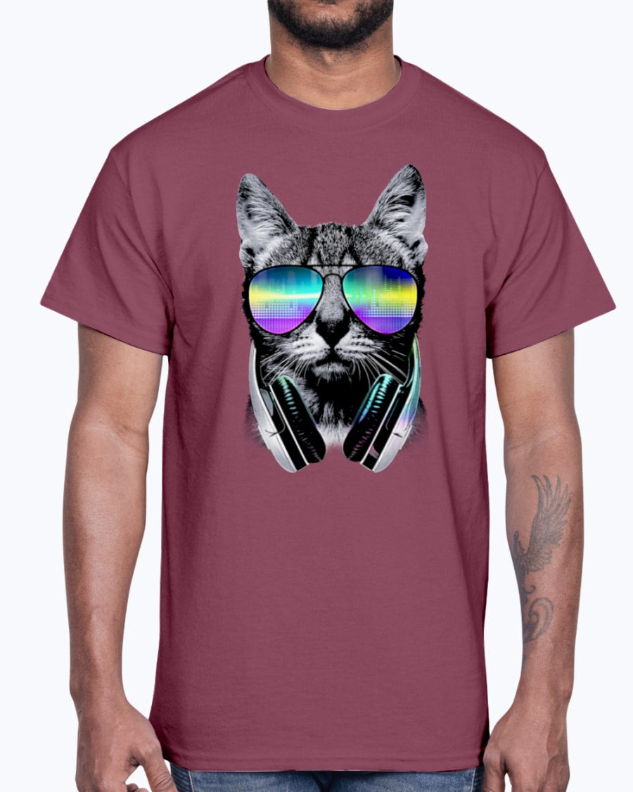 Men's Gildan Ultra Cotton T-Shirt  DJ Cat