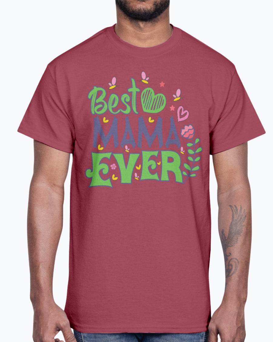 G2000 Unisex Ultra Cotton T-Shirt  Best mama ever  ( design-1561 )