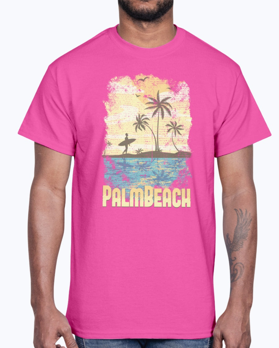 G2000 Unisex Ultra Cotton T-Shirt  Palmbeach  (design-355 )
