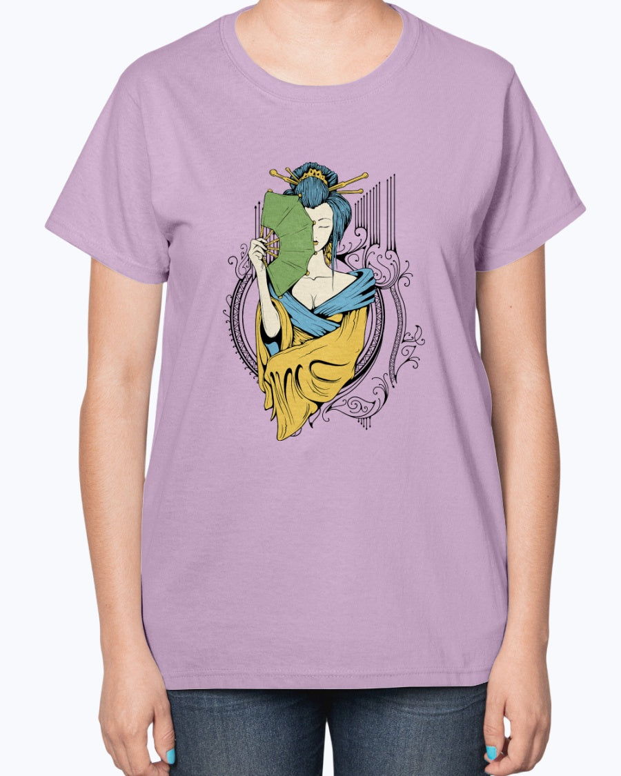Gildan 2000L Ultra Cotton Ladies T-Shirt 14 colors Light      Geish, design-766
