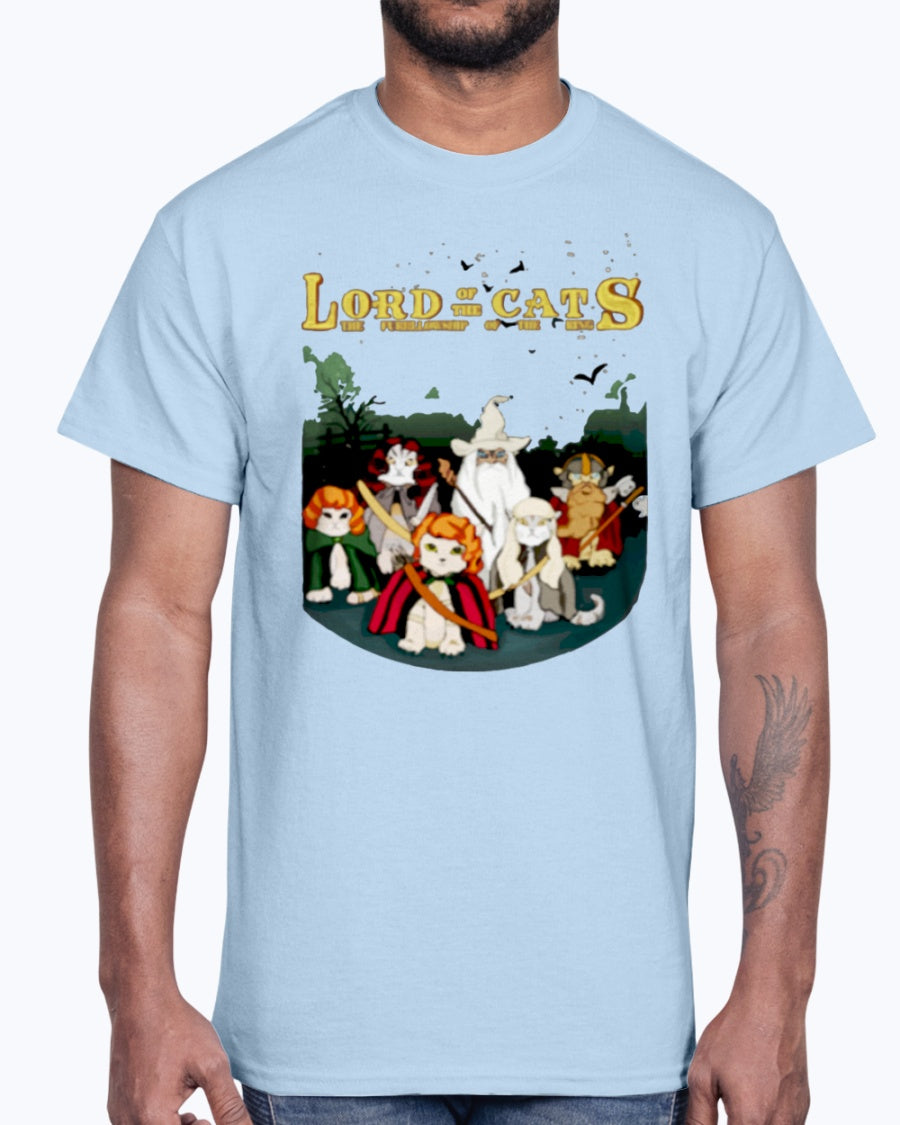 Men's Gildan Ultra Cotton T-Shirt   LORD OF THE CATS