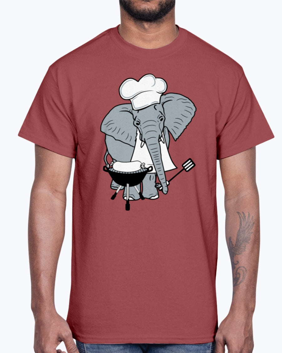 G2000 Unisex Ultra Cotton T-Shirt 12 Colors.   Cook,  elephant