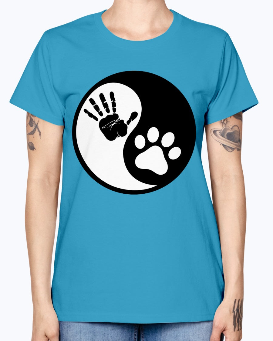 Gildan Ladies Missy T-Shirt   Yin Yang