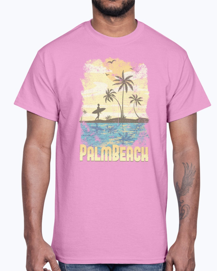 G2000 Unisex Ultra Cotton T-Shirt  Palmbeach  (design-355 )