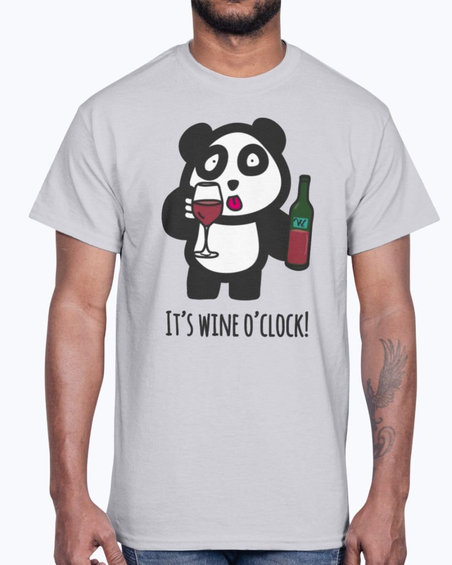 Men's Gildan Ultra Cotton T-Shirt   Drinking Panda