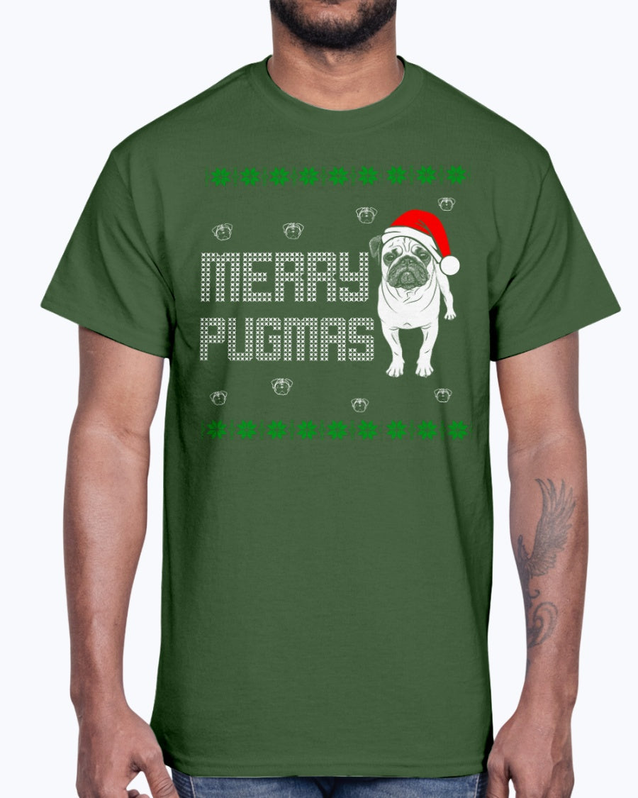 Men's Gildan Ultra Cotton T-Shirt   New pug