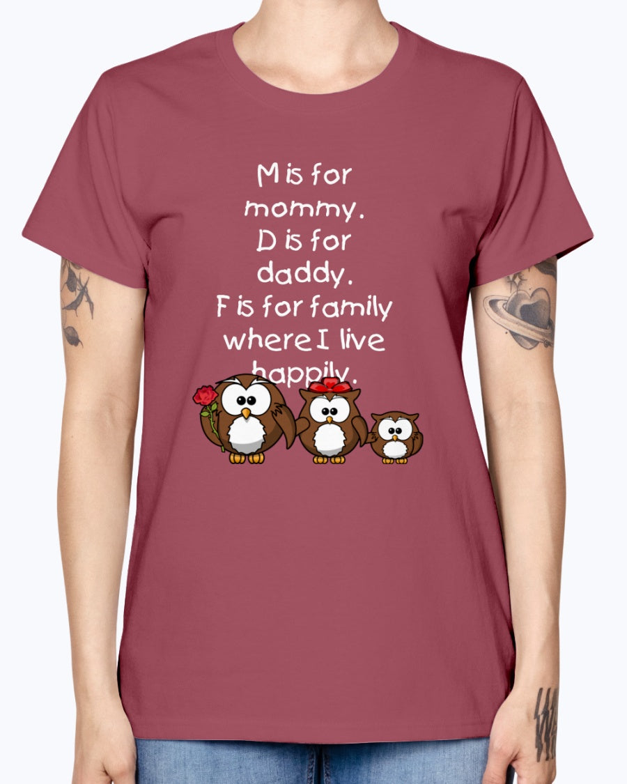 Gildan Ladies Missy T-Shirt 16 colors      Family sweatshirt