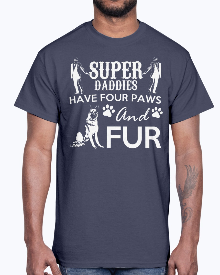 Men's Gildan Ultra Cotton T-Shirt   Super Daddies