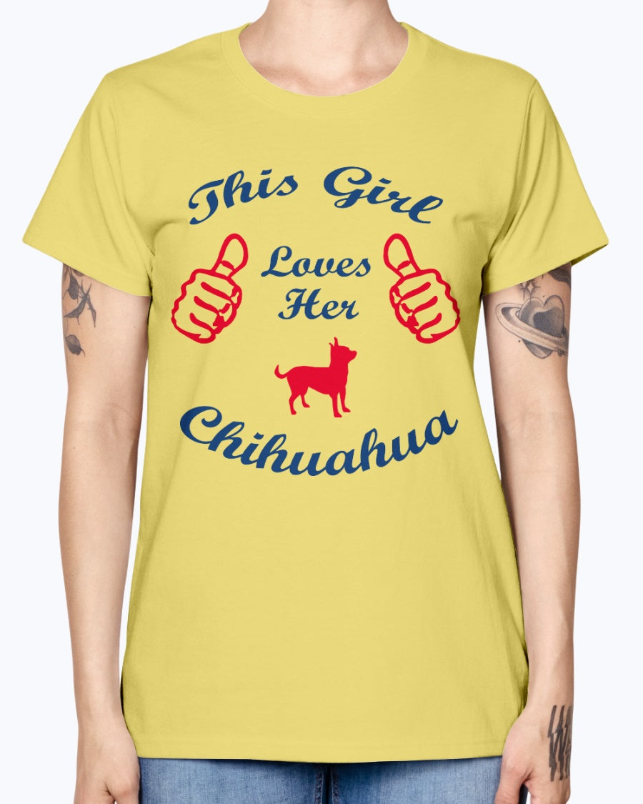 Gildan Ladies Missy T-Shirt    Chihuaha