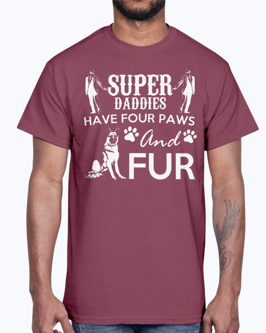 Men's Gildan Ultra Cotton T-Shirt   Super Daddies