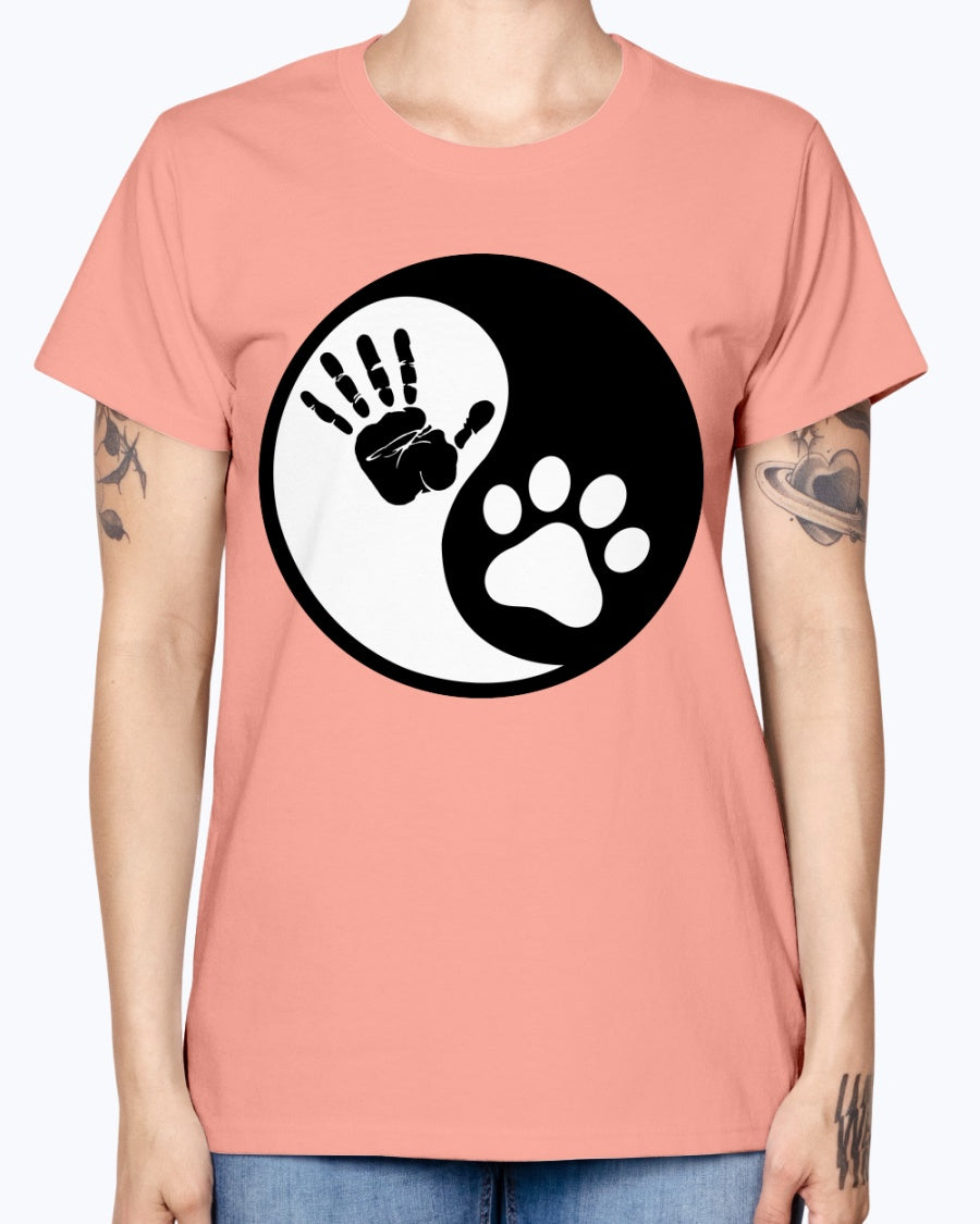 Gildan Ladies Missy T-Shirt   Yin Yang