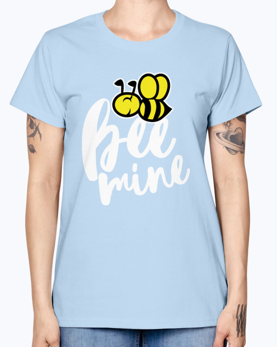 Gildan Ladies Missy T-Shirt 16 colors.  Bee Mine