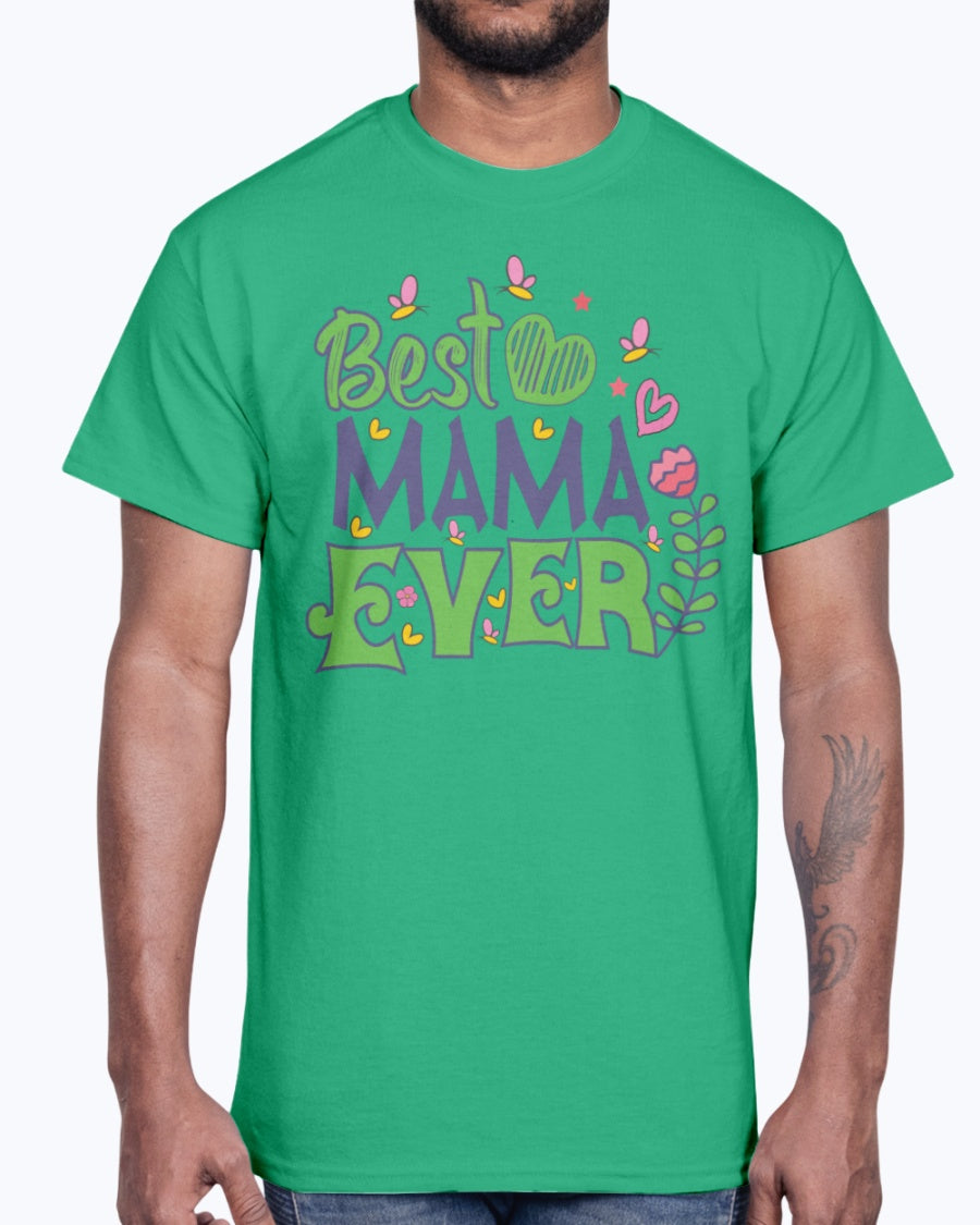 G2000 Unisex Ultra Cotton T-Shirt  Best mama ever  ( design-1561 )