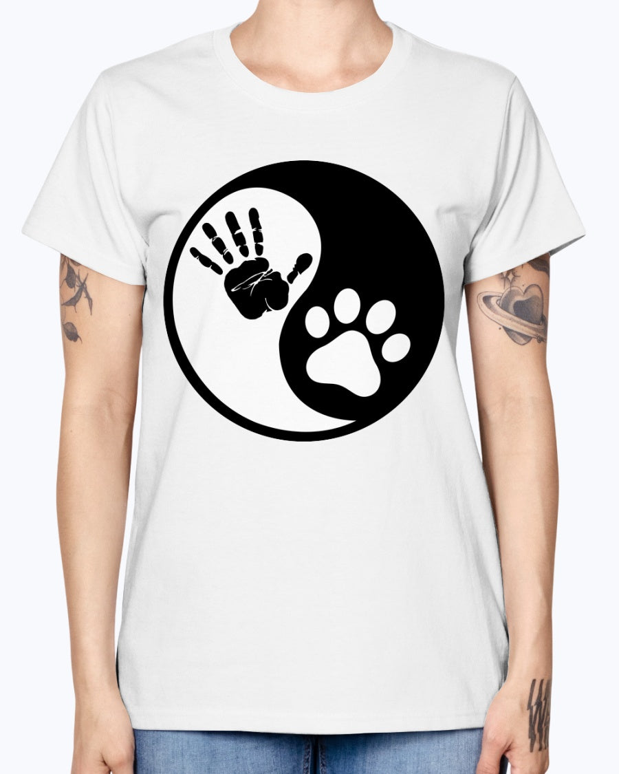 Gildan Ladies Missy T-Shirt   Yin Yang