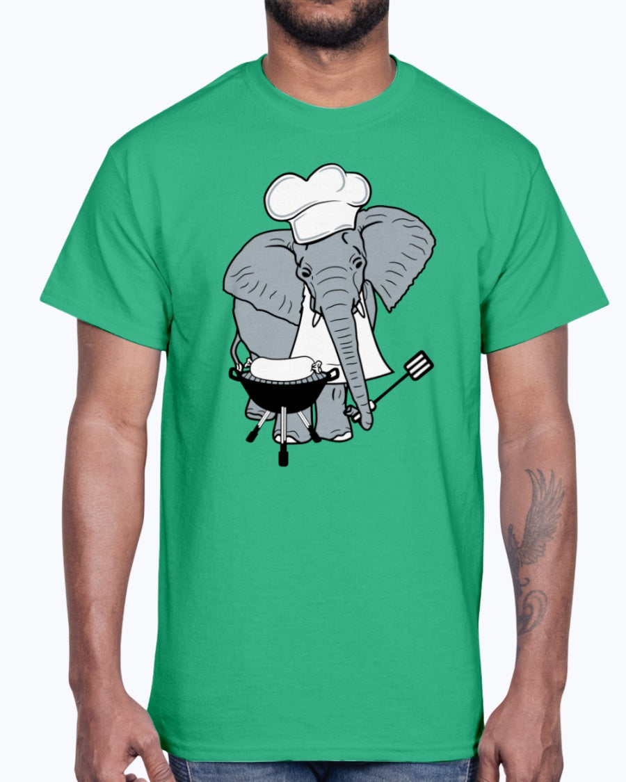 G2000 Unisex Ultra Cotton T-Shirt 12 Colors.   Cook,  elephant