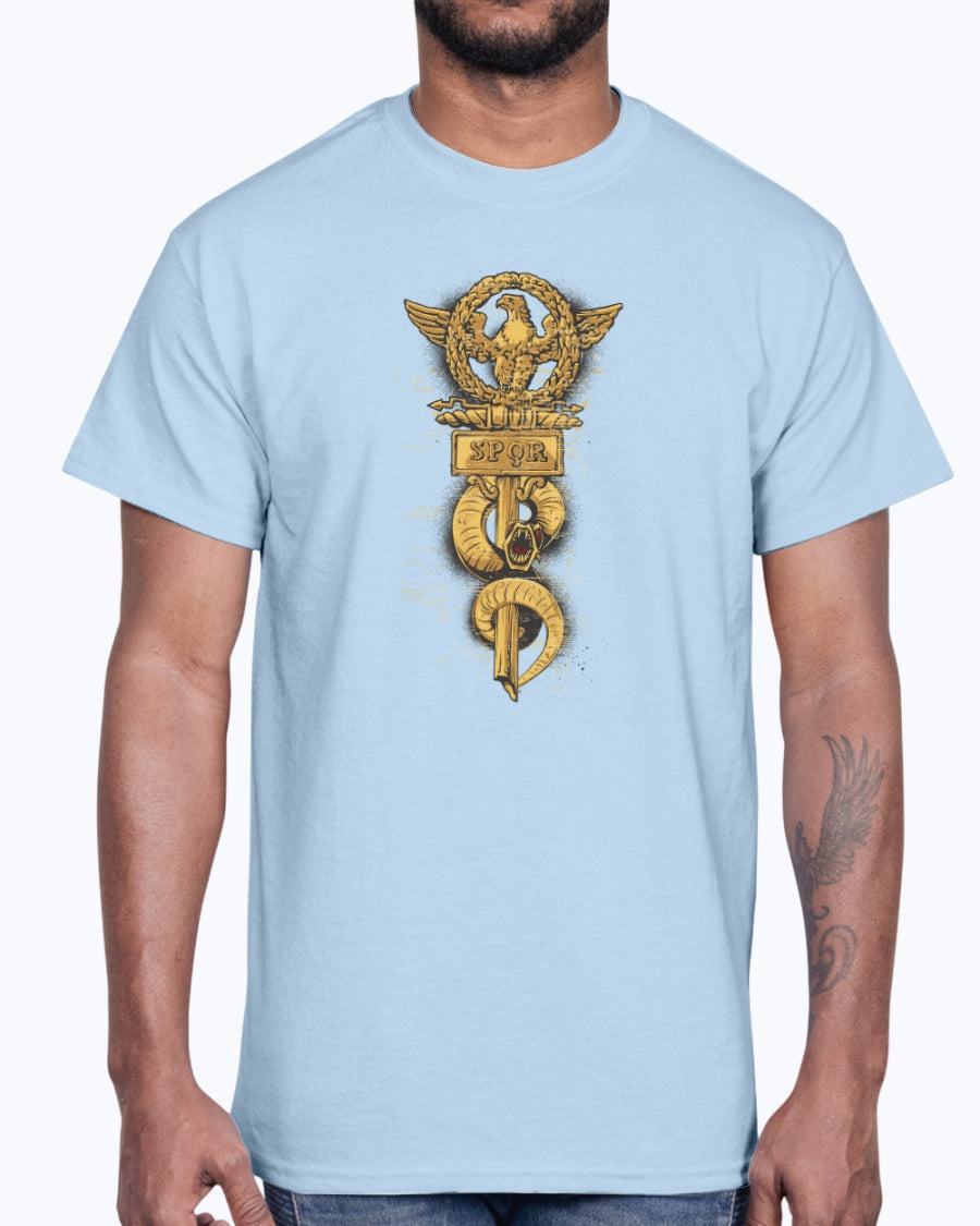 Men's Gildan Ultra Cotton T-Shirt 11 Light coloros       Spor -design-413