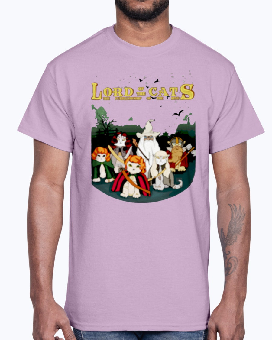 Men's Gildan Ultra Cotton T-Shirt   LORD OF THE CATS