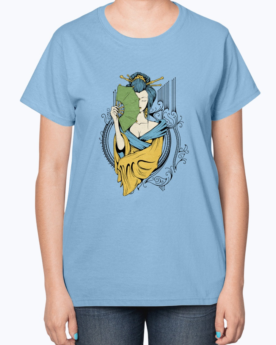 Gildan 2000L Ultra Cotton Ladies T-Shirt 14 colors Light      Geish, design-766