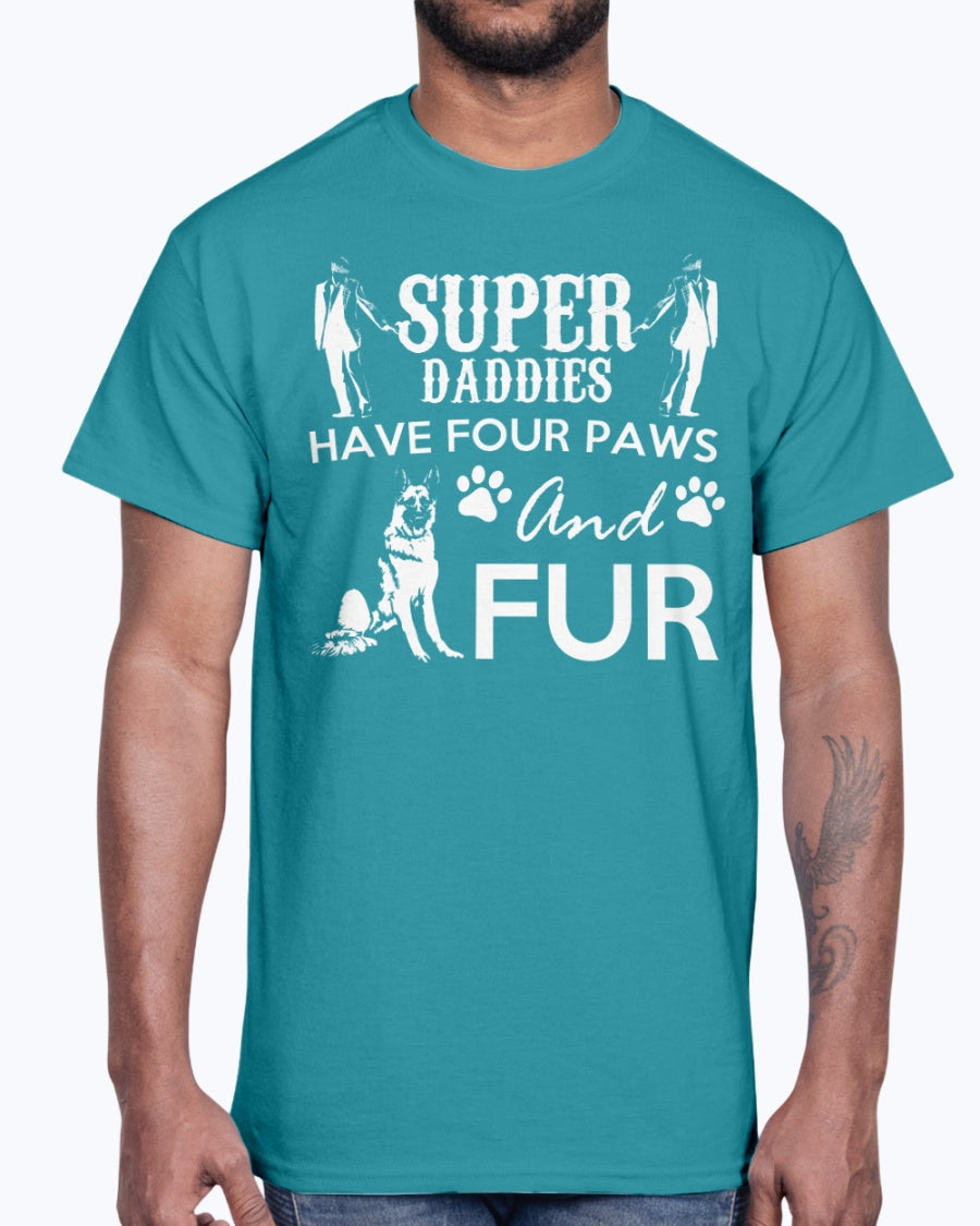 Men's Gildan Ultra Cotton T-Shirt   Super Daddies
