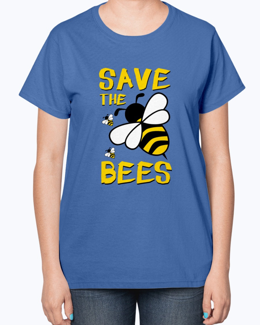 Gildan 2000L Ultra Cotton Ladies T-Shirt 13 colors Dark         Save the BEES 2