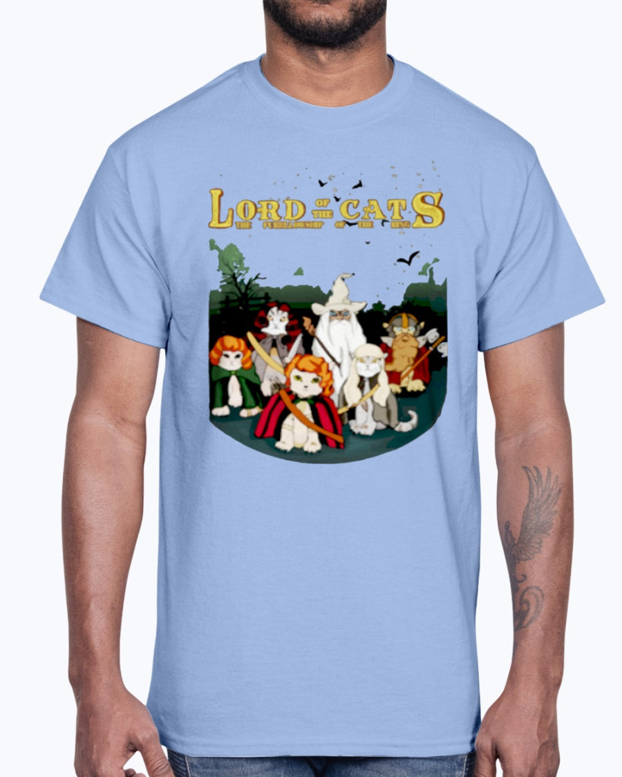 Men's Gildan Ultra Cotton T-Shirt   LORD OF THE CATS