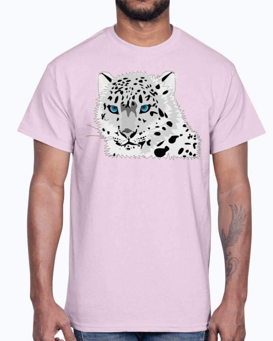 G2000 Unisex Ultra Cotton T-Shirt 12 Colors         Animal snow leopard
